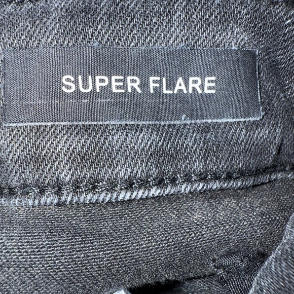 Women's Judy Blue Super Flare Black Jeans 0/24 - Picture 4 of 7